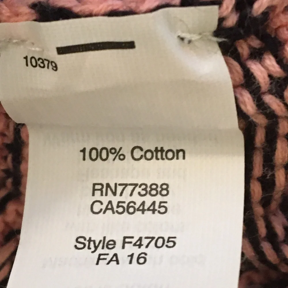 J. Crew Textured Stripe Crew Neck Sweater M